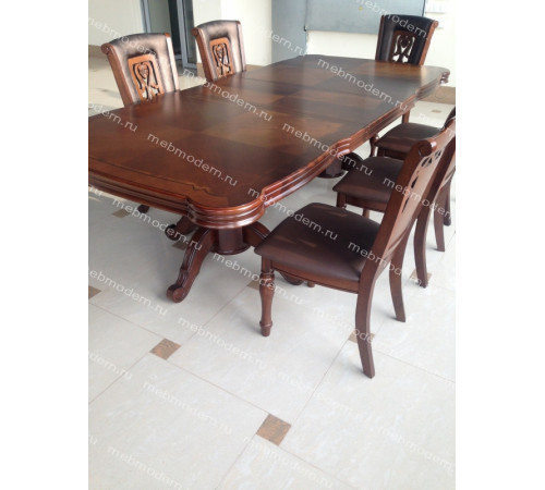 Стол MK-4502-LW KRONOS цвет: Light Walnut